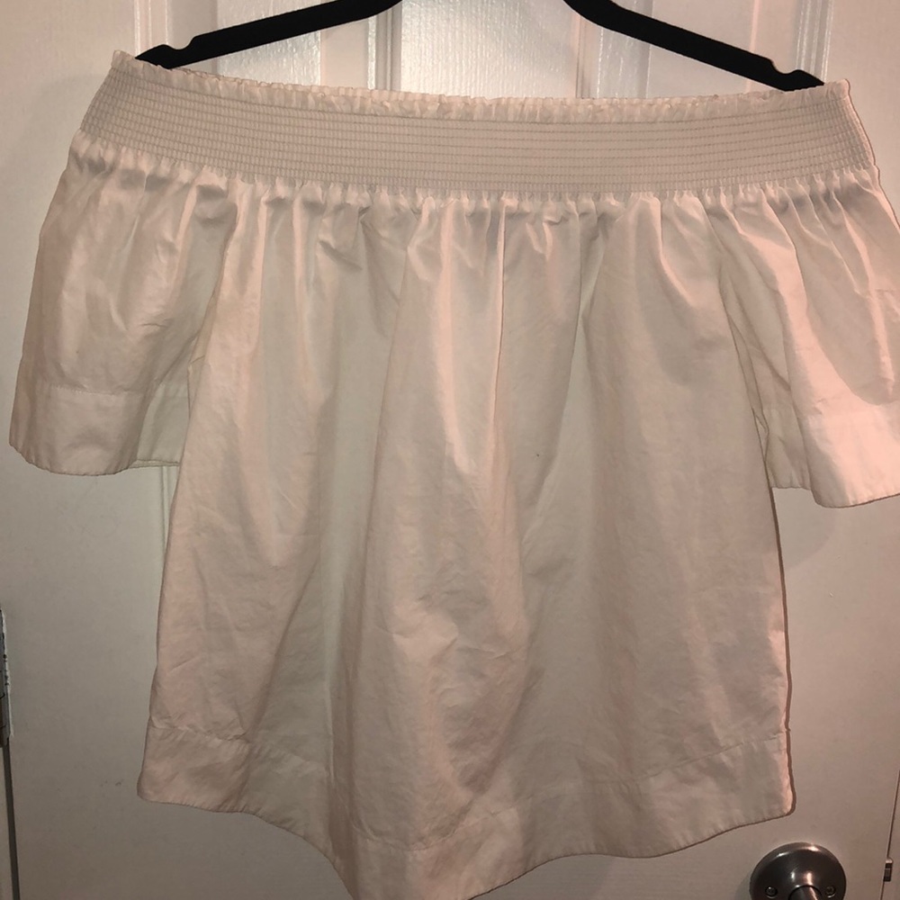 J.CREW white off the shoulder top!